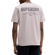 SUPERDRY D2 SDSW UTILITY SPORT GRAPHIC T-SHIRT ΜΠΛΟΥΖΑ ΑΝΔΡΙΚΗ CLOUD GREY