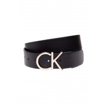 CALVIN KLEIN ADJ LOGO BELT 3.5CM ΖΩΝΗ ΓΥΝΑΙΚΕΙΑ BLACK/GOLD