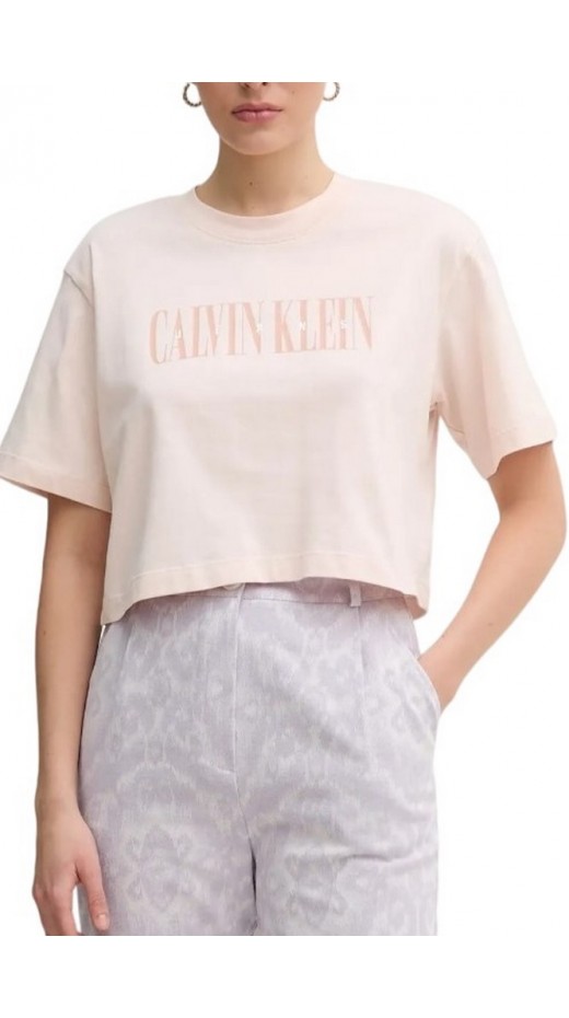 CALVIN KLEIN JEANS VARSITY CALVIN KLEIN BOXY TEE T-SHIRT ΜΠΛΟΥΖΑ ΓΥΝΑΙΚΕΙΑ PEONY