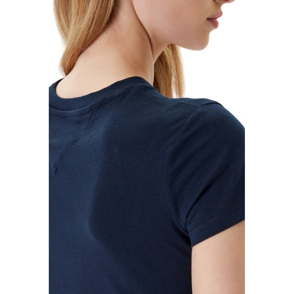 TOMMY JEANS SLIM LINEAR SS TEE EXT T-SHIRT ΜΠΛΟΥΖΑ ΓΥΝΑΙΚΕΙΑ NAVY