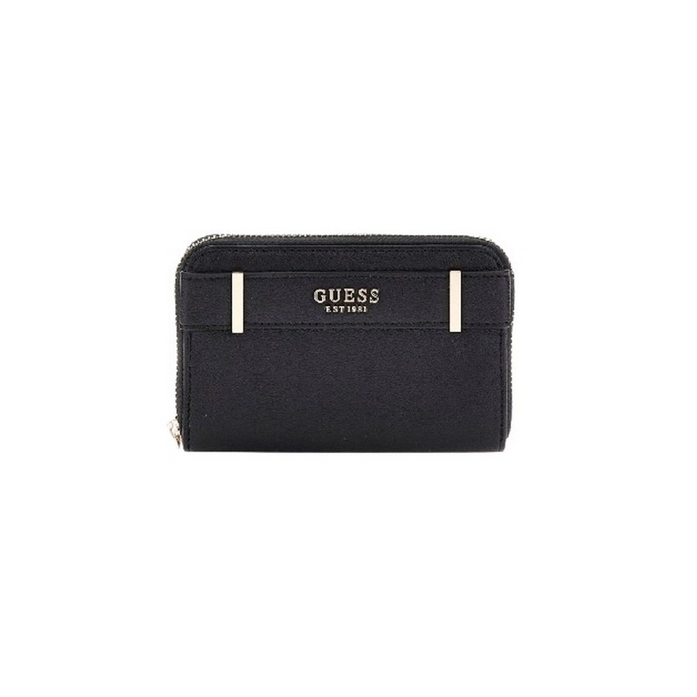 GUESS ANADELA SLG MEDIUM ZIP AROUND ΠΟΡΤΟΦΟΛΙ ΓΥΝΑΙΚΕΙΟ BLACK