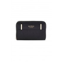 GUESS ANADELA SLG MEDIUM ZIP AROUND ΠΟΡΤΟΦΟΛΙ ΓΥΝΑΙΚΕΙΟ BLACK