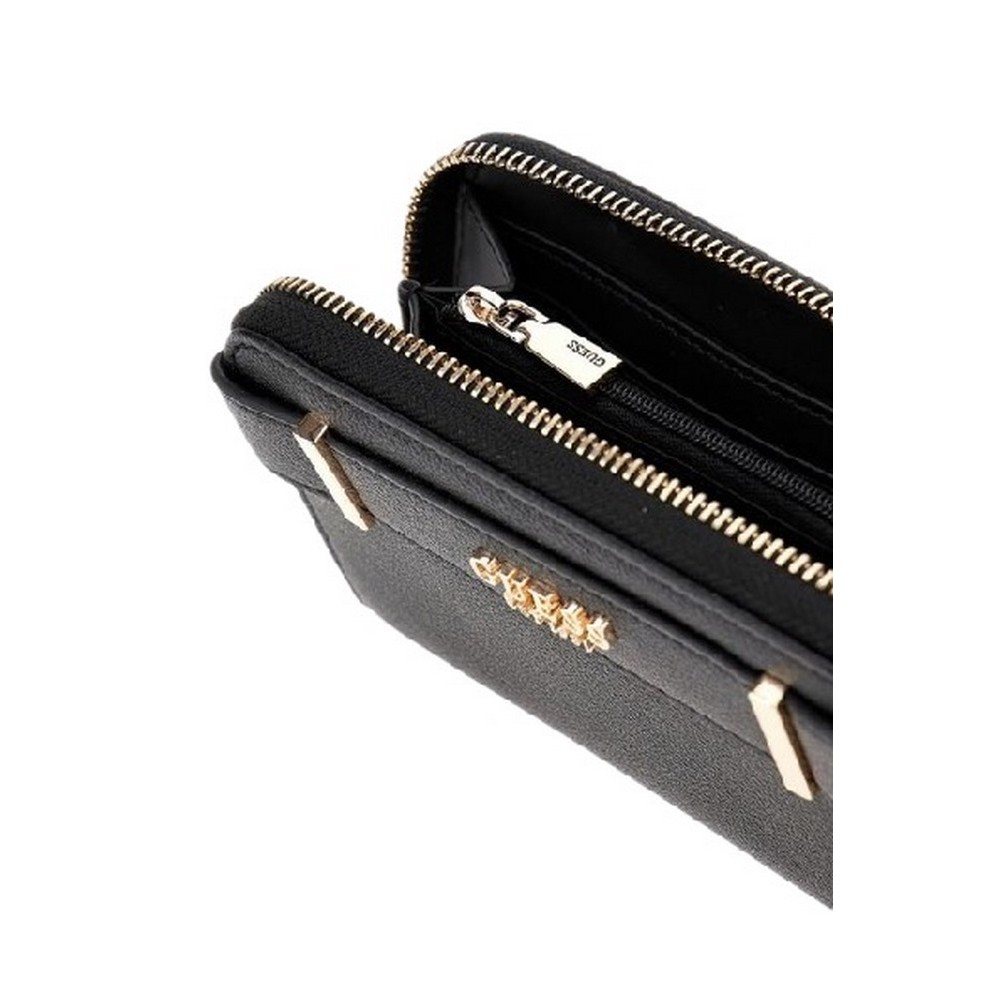 GUESS ANADELA SLG MEDIUM ZIP AROUND ΠΟΡΤΟΦΟΛΙ ΓΥΝΑΙΚΕΙΟ BLACK