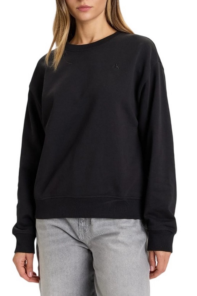 CALVIN KLEIN JEANS LS ARCHV LG FRNCH TR ΦΟΥΤΕΡ ΜΠΛΟΥΖΑ ΓΥΝΑΙΚΕΙΑ BLACK