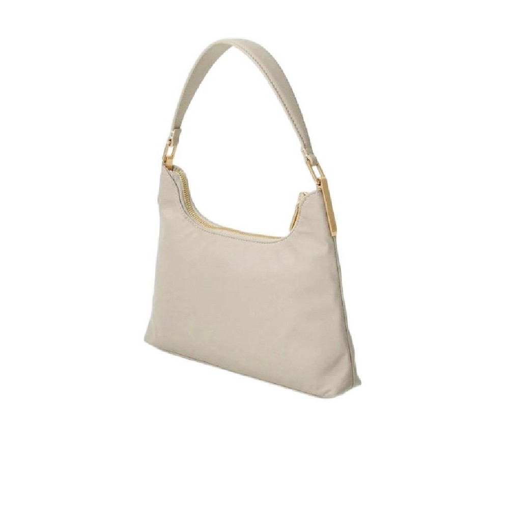 CALVIN KLEIN SATIN NYLON SMALL SHOULDER BAG ΤΣΑΝΤΑ ΓΥΝΑΙΚΕΙΑ BEIGE