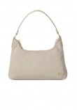 CALVIN KLEIN SATIN NYLON SMALL SHOULDER BAG ΤΣΑΝΤΑ ΓΥΝΑΙΚΕΙΑ BEIGE