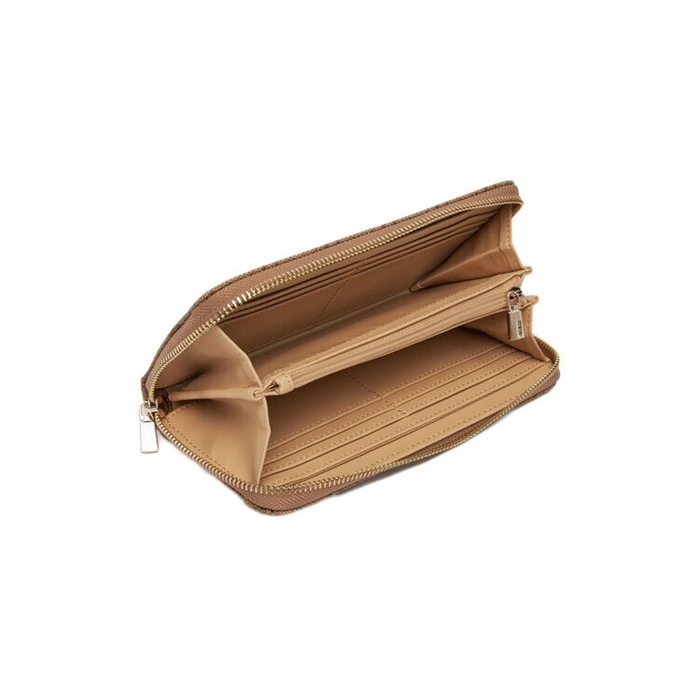 GUESS BRENTON SLG LRG ZIP AROUND ΠΟΡΤΟΦΟΛΙ ΓΥΝΑΙΚΕΙΟ LATTE