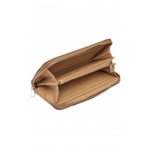 GUESS BRENTON SLG LRG ZIP AROUND ΠΟΡΤΟΦΟΛΙ ΓΥΝΑΙΚΕΙΟ LATTE