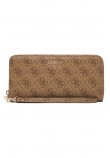 GUESS BRENTON SLG LRG ZIP AROUND ΠΟΡΤΟΦΟΛΙ ΓΥΝΑΙΚΕΙΟ LATTE