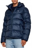 CALVIN KLEIN JEANS LS NYLN ZP OFF HD DW ΜΠΟΥΦΑΝ ΑΝΔΡΙΚΟ NAVY