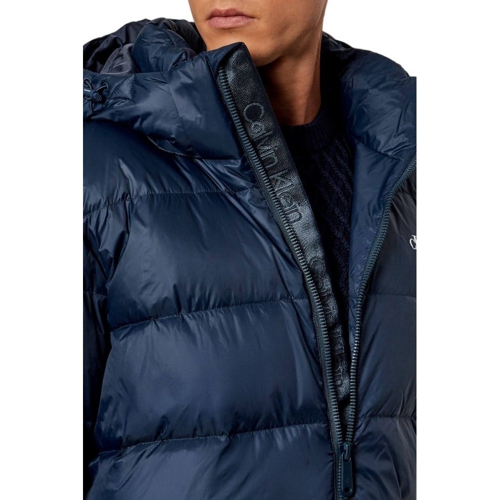 CALVIN KLEIN JEANS LS NYLN ZP OFF HD DW ΜΠΟΥΦΑΝ ΑΝΔΡΙΚΟ NAVY