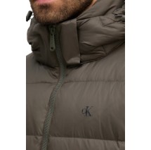 CALVIN KLEIN JEANS LS NYLN ZP OFF HD DW ΜΠΟΥΦΑΝ ΑΝΔΡΙΚΟ KHAKI