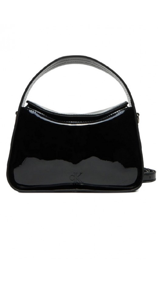 CALVIN KLEIN JEANS BLOCK MINI FLAP ΤΣΑΝΤΑ ΓΥΝΑΙΚΕΙΑ BLACK