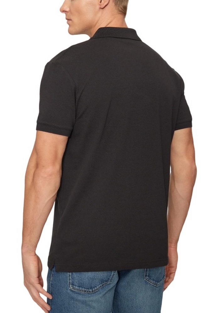 CALVIN KLEIN JEANS MONOLOGO POLO T-SHIRT ΜΠΛΟΥΖΑ ΑΝΔΡΙΚΗ BLACK