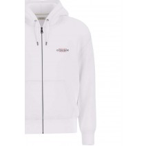 GUESS JEANS ZIP HOOD REG AM TRAD SWEAT ΖΑΚΕΤΑ ΦΟΥΤΕΡ ΑΝΔΡΙΚΗ WHITE