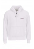 GUESS JEANS ZIP HOOD REG AM TRAD SWEAT ΖΑΚΕΤΑ ΦΟΥΤΕΡ ΑΝΔΡΙΚΗ WHITE