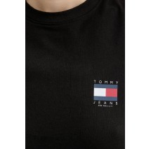 TOMMY JEANS  REG SH TOMMY US FLAG T-SHIRT ΜΠΛΟΥΖΑ ΓΥΝΑΙΚΕΙΑ BLACK