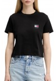 TOMMY JEANS  REG SH TOMMY US FLAG T-SHIRT ΜΠΛΟΥΖΑ ΓΥΝΑΙΚΕΙΑ BLACK