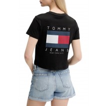 TOMMY JEANS  REG SH TOMMY US FLAG T-SHIRT ΜΠΛΟΥΖΑ ΓΥΝΑΙΚΕΙΑ BLACK