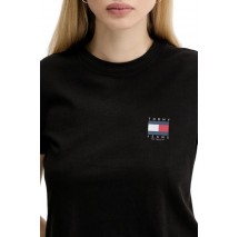 TOMMY JEANS  REG SH TOMMY US FLAG T-SHIRT ΜΠΛΟΥΖΑ ΓΥΝΑΙΚΕΙΑ BLACK