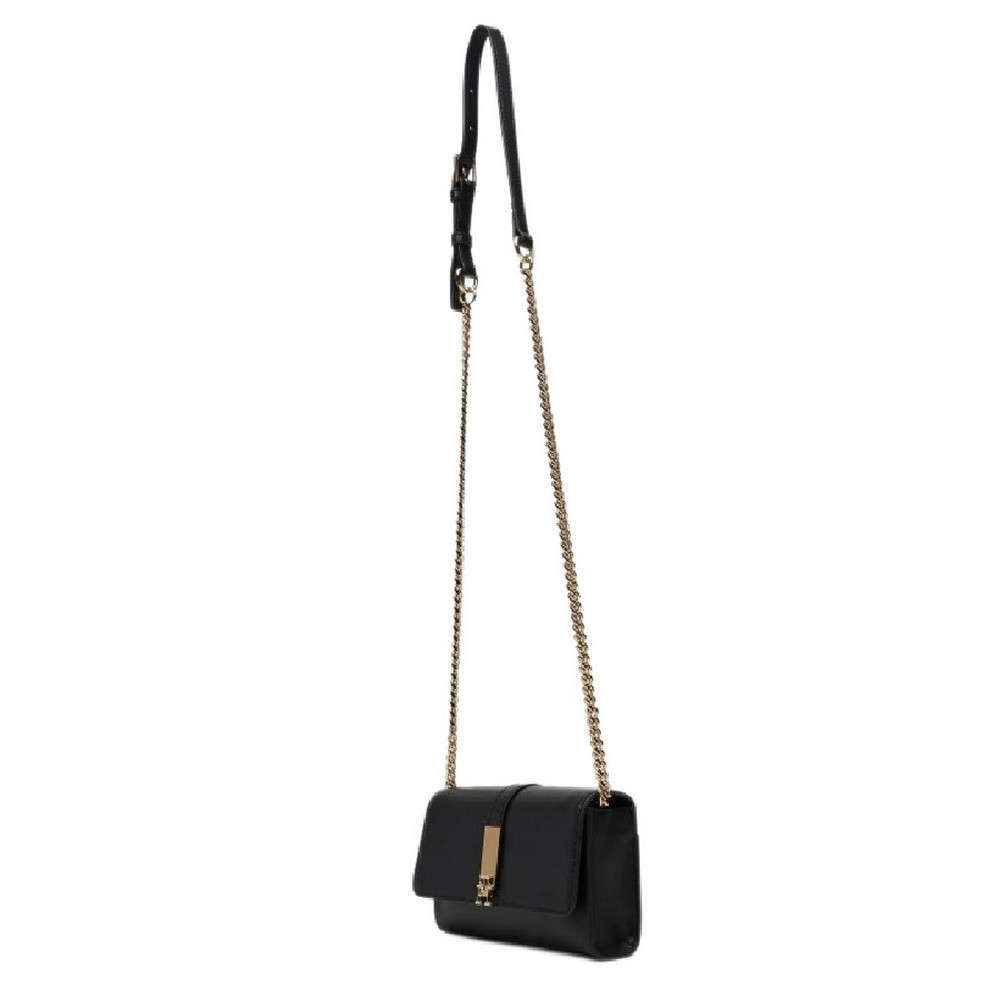 TOMMY HILFIGER HERITAGE MINI CROSSOVER CHAIN ΤΣΑΝΤΑ ΓΥΝΑΙΚΕΙΑ BLACK