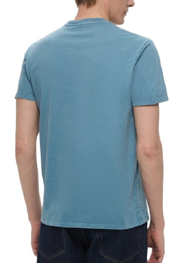 GUESS STACK TEE T-SHIRT ΜΠΛΟΥΖΑ ΑΝΔΡΙΚΗ PETROL