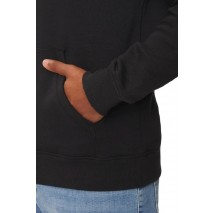 TOMMY JEANS REG ESSENTIAL FLAG HOOD EXT ΦΟΥΤΕΡ ΜΠΛΟΥΖΑ ΑΝΔΡΙΚΗ BLACK