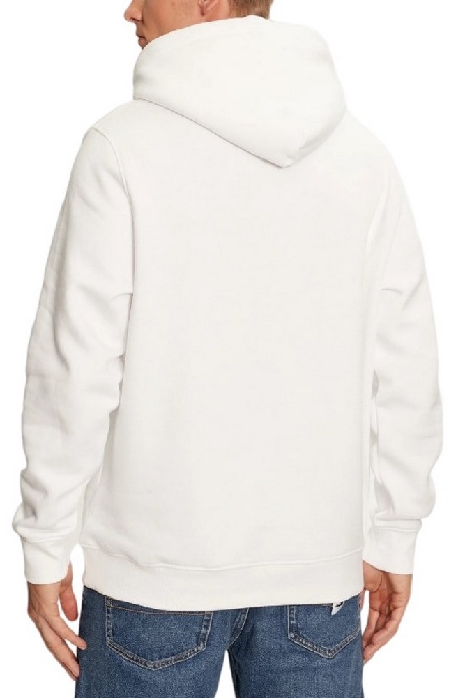 TOMMY JEANS REG ESSENTIAL FLAG HOOD EXT ΦΟΥΤΕΡ ΜΠΛΟΥΖΑ ΑΝΔΡΙΚΗ WHITE