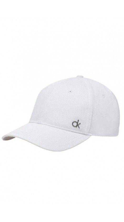 CALVIN KLEIN METAL COTTON CAP ΚΑΠΕΛΟ ΓΥΝΑΙΚΕΙΟ BRIGHT WHITE