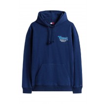 TOMMY JEANS REG FONT PLAY HOODIE EXT ΦΟΥΤΕΡ ΜΠΛΟΥΖΑ ΑΝΔΡΙΚΗ DARK NAVY