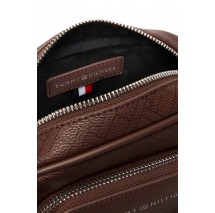 TOMMY HILFIGER FLAG MONOGRAM MINI REPORTER ΤΣΑΝΤΑ ΑΝΔΡΙΚΗ COFFEE
