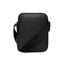 TOMMY HILFIGER FLAG MONOGRAM MINI REPORTER ΤΣΑΝΤΑ ΑΝΔΡΙΚΗ BLACK