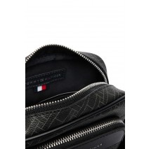 TOMMY HILFIGER FLAG MONOGRAM MINI REPORTER ΤΣΑΝΤΑ ΑΝΔΡΙΚΗ BLACK