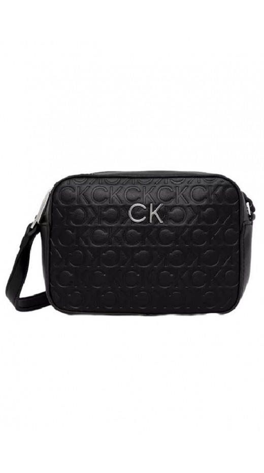 CALVIN KLEIN JEANS RE-LOCK CAMERA BAG EMB MONO ΤΣΑΝΤΑ ΓΥΝΑΙΚΕΙΑ BLACK