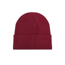 CALVIN KLEIN FINE RIB BEANIE ΣΚΟΥΦΟΣ ΑΝΔΡΙΚΟΣ BORDEAUX