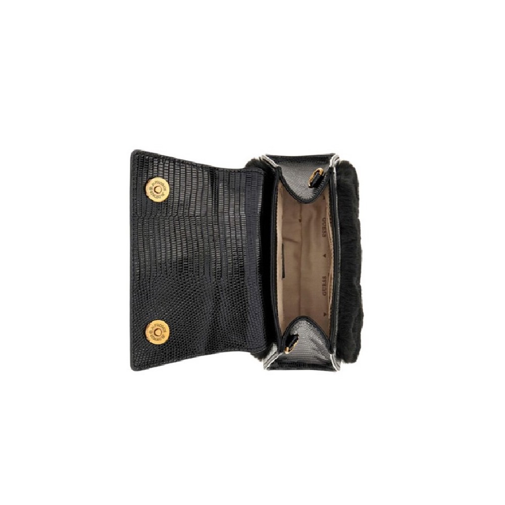 GUESS BERGEN MICRO MINI ΤΣΑΝΤΑ ΓΥΝΑΙΚΕΙΑ BLACK