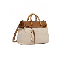 LIU JO AC MIN OF 2 M TOTE ΤΣΑΝΤΑ ΓΥΝΑΙΚΕΙΑ NATURAL