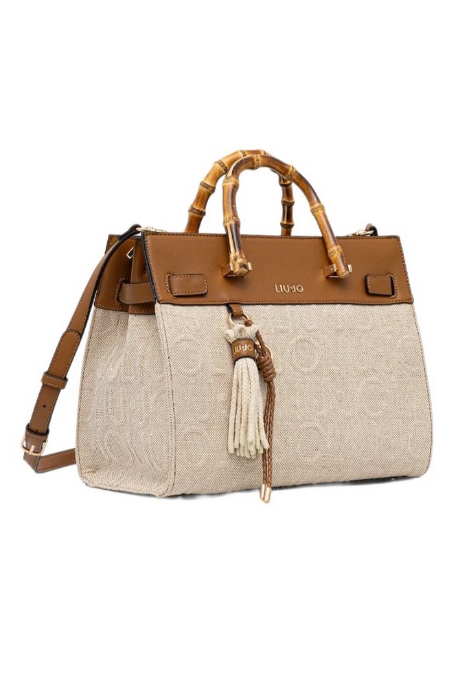 LIU JO AC MIN OF 2 M TOTE ΤΣΑΝΤΑ ΓΥΝΑΙΚΕΙΑ NATURAL
