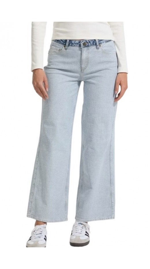 GUESS JEANS  G11 WIDE LEG ΠΑΝΤΕΛΟΝΙ ΓΥΝΑΙΚΕΙΟ DENIM LIGHT