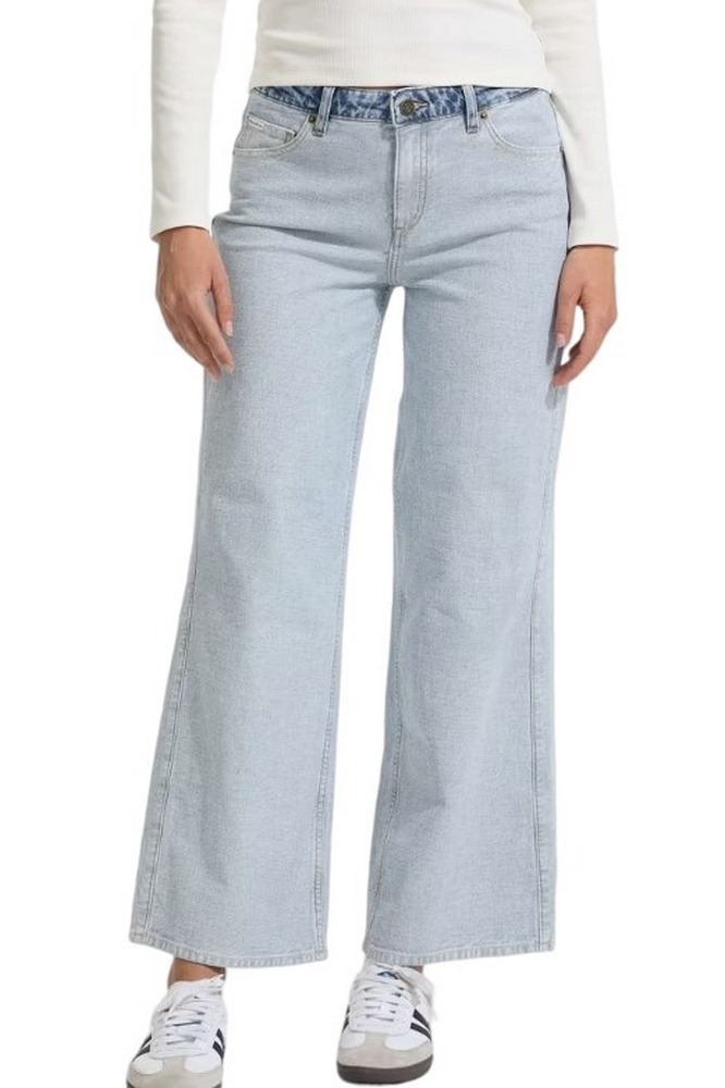 GUESS JEANS  G11 WIDE LEG ΠΑΝΤΕΛΟΝΙ ΓΥΝΑΙΚΕΙΟ DENIM LIGHT