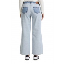 GUESS JEANS  G11 WIDE LEG ΠΑΝΤΕΛΟΝΙ ΓΥΝΑΙΚΕΙΟ DENIM LIGHT