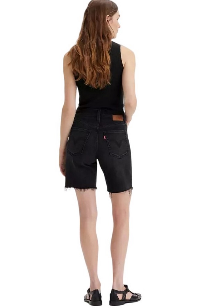 LEVIS TBD HR BERMUDA SHORT A87200004 ΒΕΡΜΟΥΔΑ ΓΥΝΑΙΚΕΙΑ BLACK DENIM