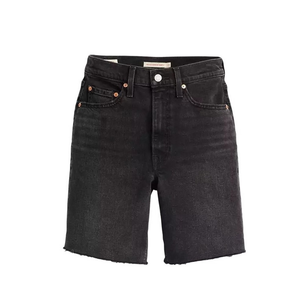 LEVIS TBD HR BERMUDA SHORT A87200004 ΒΕΡΜΟΥΔΑ ΓΥΝΑΙΚΕΙΑ BLACK DENIM