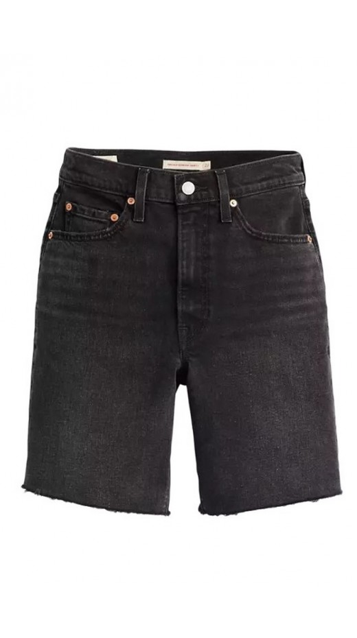 LEVIS TBD HR BERMUDA SHORT A87200004 ΒΕΡΜΟΥΔΑ ΓΥΝΑΙΚΕΙΑ BLACK DENIM