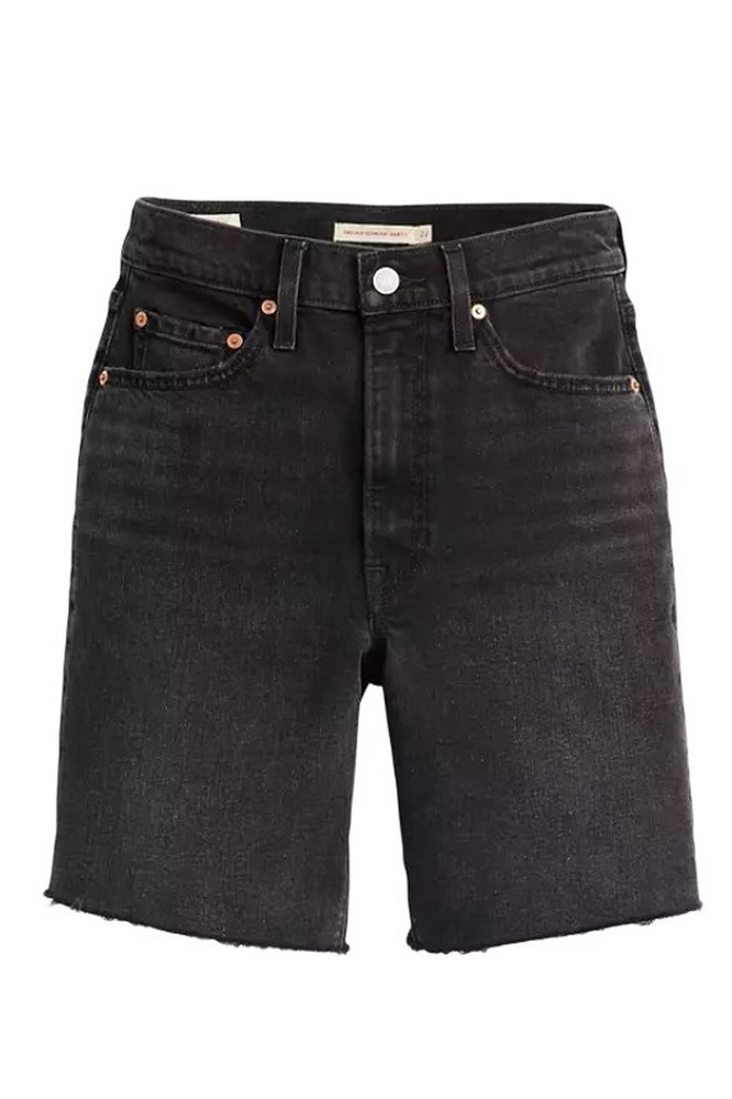 LEVIS TBD HR BERMUDA SHORT A87200004 ΒΕΡΜΟΥΔΑ ΓΥΝΑΙΚΕΙΑ BLACK DENIM