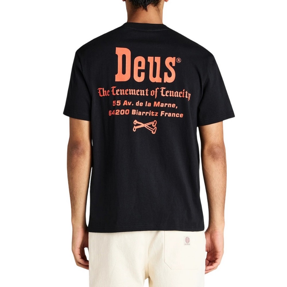 DEUS SHOWDOWN TEE T-SHIRT ΜΠΛΟΥΖΑ ΑΝΔΡΙΚΗ BLACK