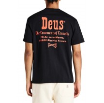 DEUS SHOWDOWN TEE T-SHIRT ΜΠΛΟΥΖΑ ΑΝΔΡΙΚΗ BLACK