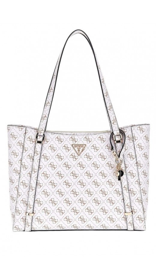 GUESS ECO ERICA ELITE TOTE ΤΣΑΝΤΑ ΓΥΝΑΙΚΕΙΑ CREAMY WHITE