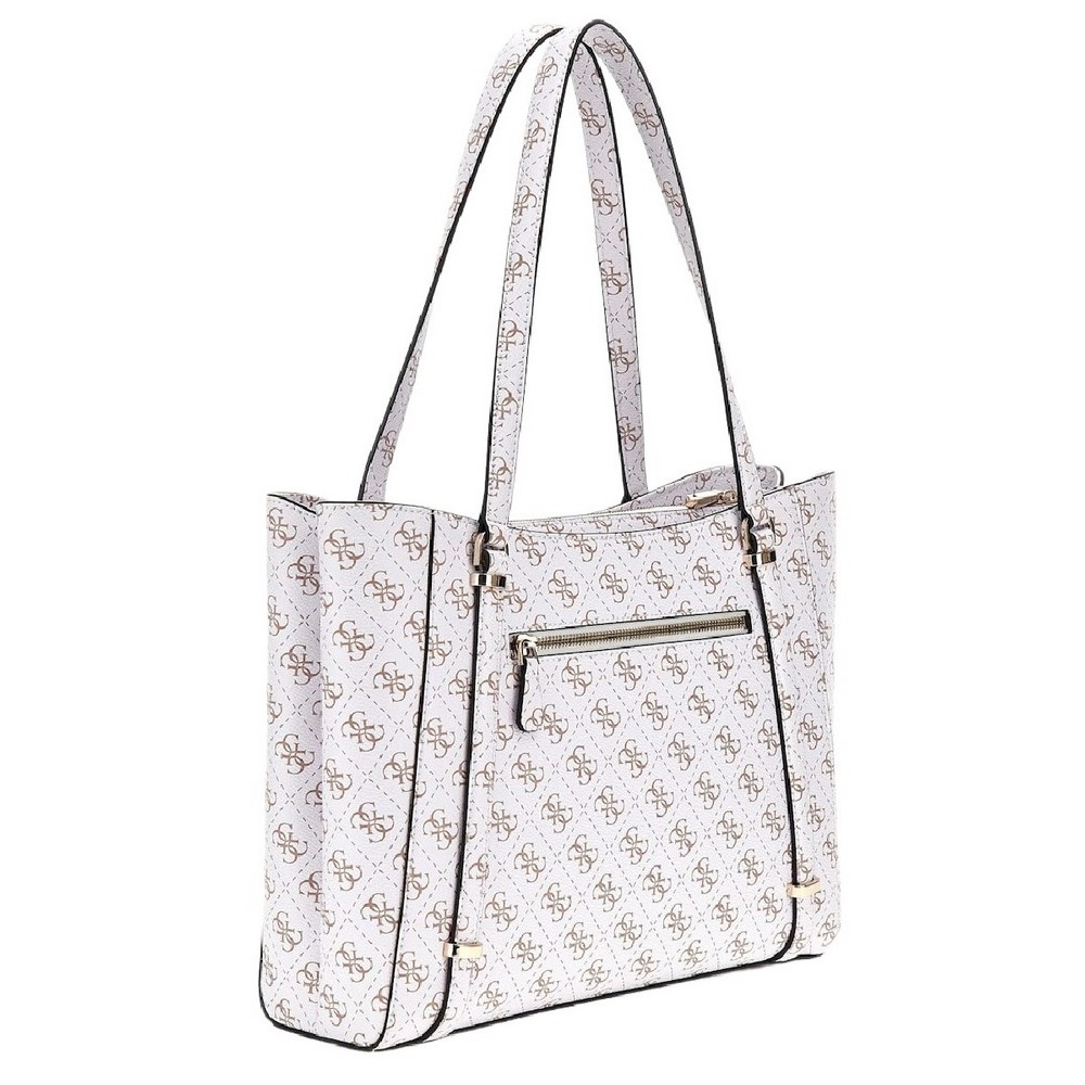 GUESS ECO ERICA ELITE TOTE ΤΣΑΝΤΑ ΓΥΝΑΙΚΕΙΑ CREAMY WHITE