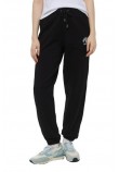 GUESS JEANS PANTS ICONIC FLEECE ΠΑΝΤΕΛΟΝΙ ΦΟΡΜΑ ΓΥΝΑΙΚΕΙΟ BLACK
